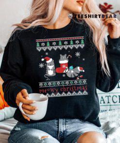 Cat Ugly Christmas Sweater Meowys For Christmas Shirt