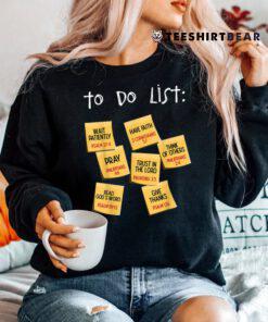 Christian To Do List Christian Planner Shirt