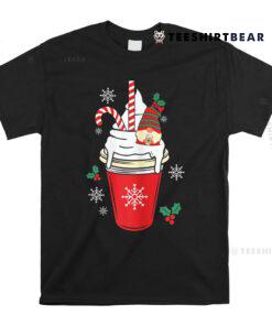 Christmas Coffee Gnome Funny Xmas Fueled By Candy Drinks Shirt
