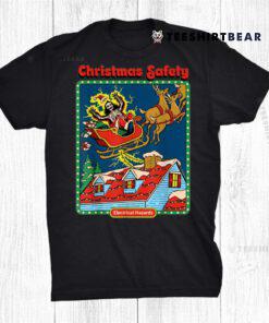 Christmas Safety Electrical Hazards Satan Xmas Shirt