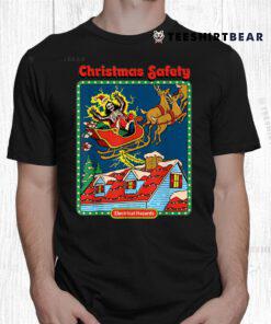 Christmas Safety Electrical Hazards Satan Xmas Shirt