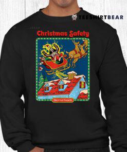 Christmas Safety Electrical Hazards Satan Xmas Shirt