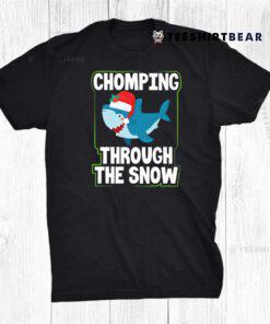 Christmas Shark Holiday Chomping Through The Snow Shirt