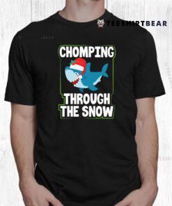 Christmas Shark Holiday Chomping Through The Snow Shirt