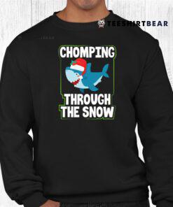 Christmas Shark Holiday Chomping Through The Snow Shirt
