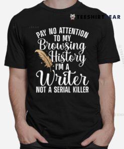 Cool Writer Author Journalist Writing Poetry Shirt