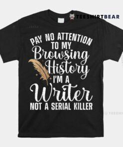 Cool Writer Author Journalist Writing Poetry Shirt