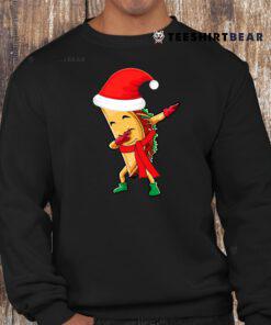 Dabbing Santa Taco Merry Christmas Xmas Shirt