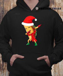 Dabbing Santa Taco Merry Christmas Xmas Shirt