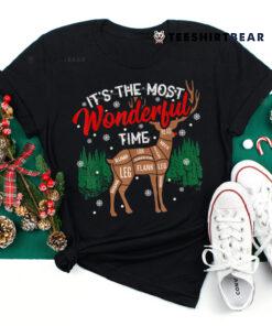 Deer Bbq Funny Grilling Bbq Pitmaster Christmas Barbeque Shirt