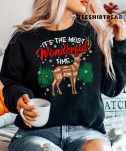 Deer Bbq Funny Grilling Bbq Pitmaster Christmas Barbeque Shirt
