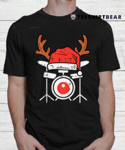 Drums Christmas Pajamas Music Instrument Band Drummer Rock Shirt