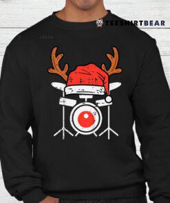 Drums Christmas Pajamas Music Instrument Band Drummer Rock Shirt