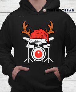Drums Christmas Pajamas Music Instrument Band Drummer Rock Shirt