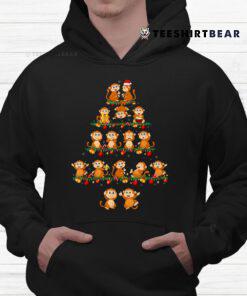 Family Pajama Sets Christmas Matching Monkey Xmas Tree Shirt