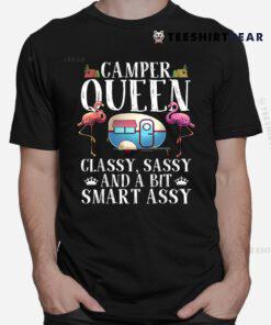 Funny Camper Queen Sassy RV Camping Shirt