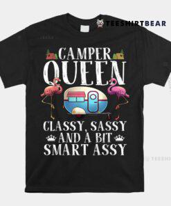 Funny Camper Queen Sassy RV Camping Shirt