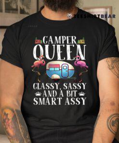 Funny Camper Queen Sassy RV Camping Shirt