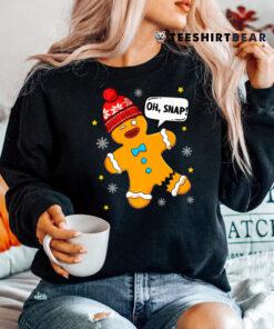 Gingerbread Man Oh Snap Christmas Shirt