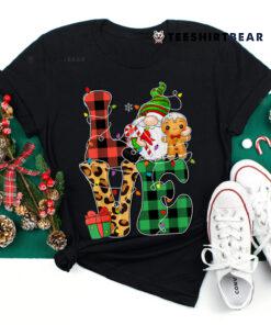 Gnome Christmas Buffalo Lights Xmas Shirt