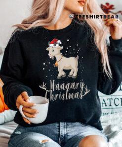 Goat Maaaarry Christmas Cool Santa Goa Shirt