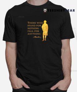 Hamilton Quote History USA Silhouette Shirt