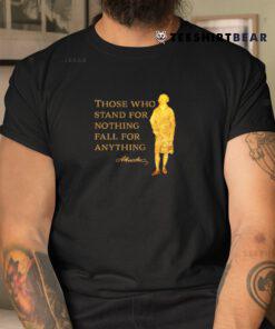 Hamilton Quote History USA Silhouette Shirt
