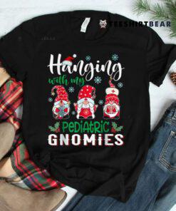Hanging With My Pediatric Gnomies Nurse Christmas Pajama Shirt