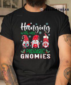 Hanging With My Pediatric Gnomies Nurse Christmas Pajama Shirt