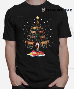 Horse Tree Christmas Horses Xmas Shirt