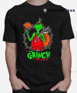 How The Grinch Stole Ankles Christmas Basketball Shirt