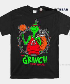 How The Grinch Stole Ankles Christmas Basketball Shirt