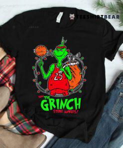 How The Grinch Stole Ankles Christmas Basketball Shirt
