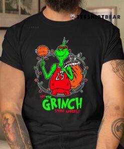 How The Grinch Stole Ankles Christmas Basketball Shirt