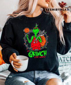 How The Grinch Stole Ankles Christmas Basketball Shirt