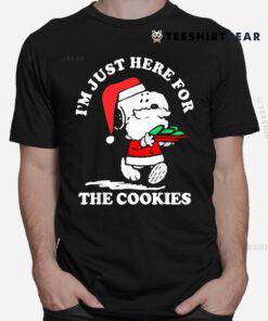 Im Just Here For The Cookies Christmas Shirt