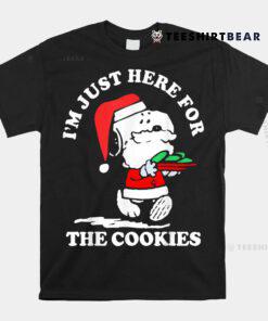 Im Just Here For The Cookies Christmas Shirt