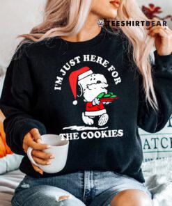 Im Just Here For The Cookies Christmas Shirt