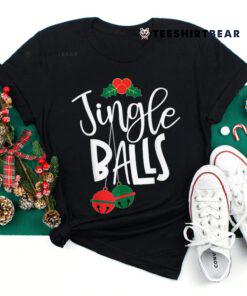 Jingle Balls Funny Couple Matching Christmas Pjs Shirt