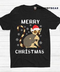 Lemur Santa Merry Christmas Lemur Shirt