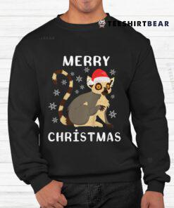 Lemur Santa Merry Christmas Lemur Shirt