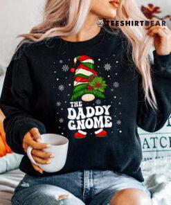 Mens Daddy Gnome Funny Matching Family Christmas Pajama Shirt