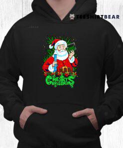Merry Christmas Pothead Santa Shirt
