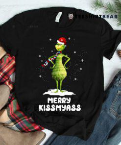 Merry Kissmyass Grinch Christmas Shirt