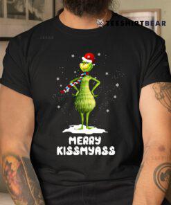 Merry Kissmyass Grinch Christmas Shirt
