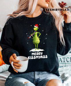 Merry Kissmyass Grinch Christmas Shirt