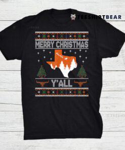 Merry Xmas Yall Texas Ugly Christmas Shirt
