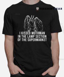 Mothman Cryptid I Kissed Mothman In The Lamp Section Shirt