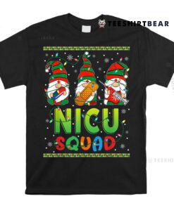 Nicu Nurse Squad Three Gnomes Christmas Shirt