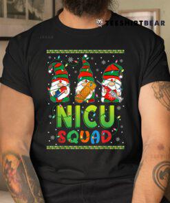Nicu Nurse Squad Three Gnomes Christmas Shirt